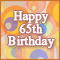 Fun 65th Birthday Wish!