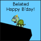 Belated But Cute Birthday Wish.