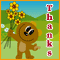 Cute Teddy With Flowers.