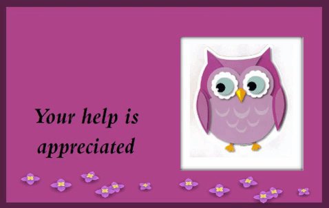 Thank You For Your Help.