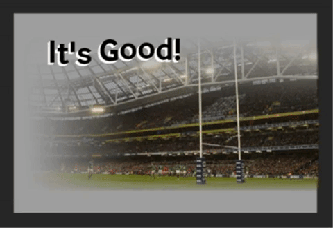 A Good Field Goal-Football Themed.