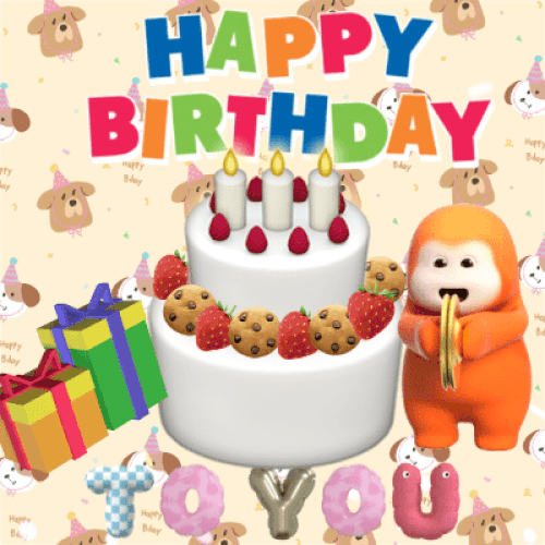 Happy Birthday Greetings To You.