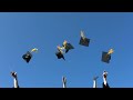 tossing graduation caps slow...