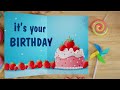 Happy Birthday Song Animation with...