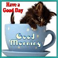 Kitty Says Good Morning.