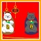 Maneki Neko Happy Birthday Card.