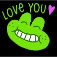 A Cute Love Ecard Frog.