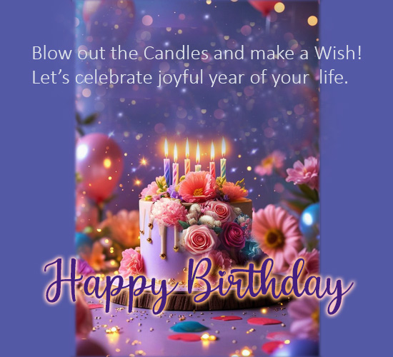 Blow Out The Candles And Make A Wish!