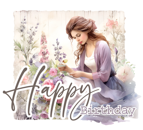 Book Lover&rsquo;s Birthday Card.